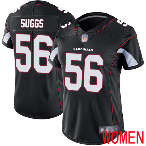 Arizona Cardinals Limited Black Women Terrell Suggs Alternate Jersey NFL Football 56 Vapor Untouchable